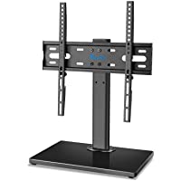 Base Genérico de Televisores-Base Giratoria Tipo Sobremesa con Soporte para Televisores de Pantalla Plana y Curvada de…